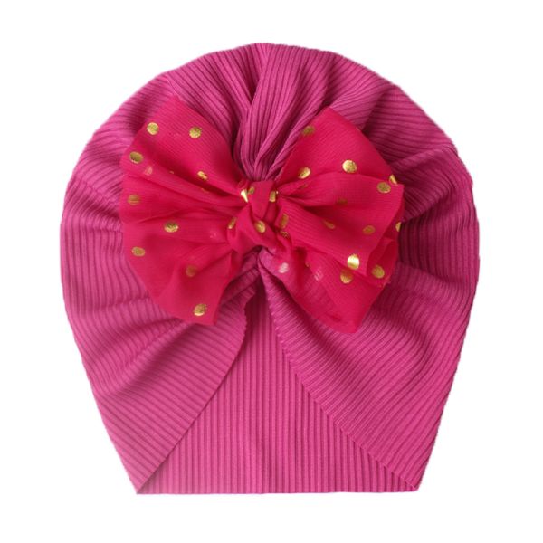 Polka Dot Turban Cap