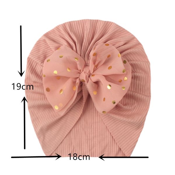 Polka Dot Turban Cap