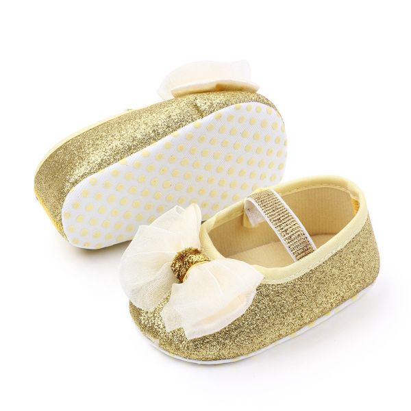 Glittery Bow Knot Party Shoe
