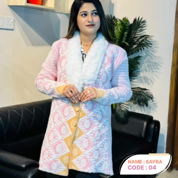 Snowflake Soft Cardigan (Sayra) For Women's