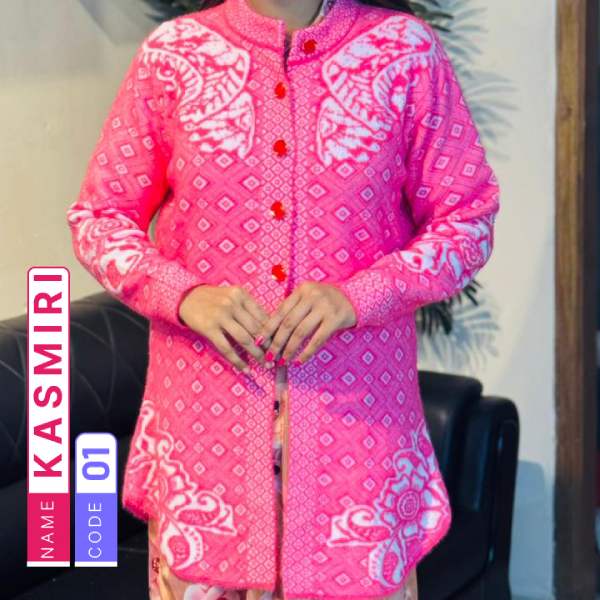 Full Sleeve Ladies Stitched Woolen (Kashmiri) Sweater