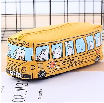 Large capacity Bus Pencil Case