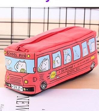 Large capacity Bus Pencil Case