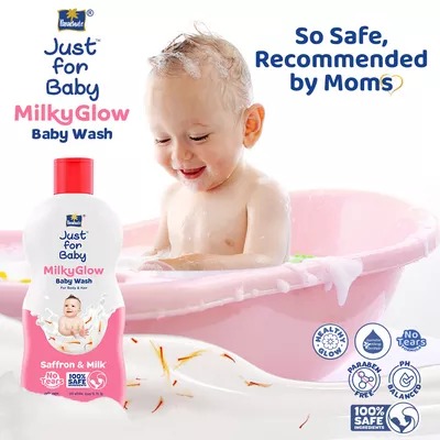 Parachute Just For Baby Milky Glow Baby Wash