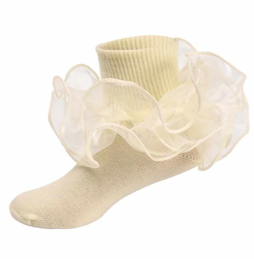 Floral Solid color Socks