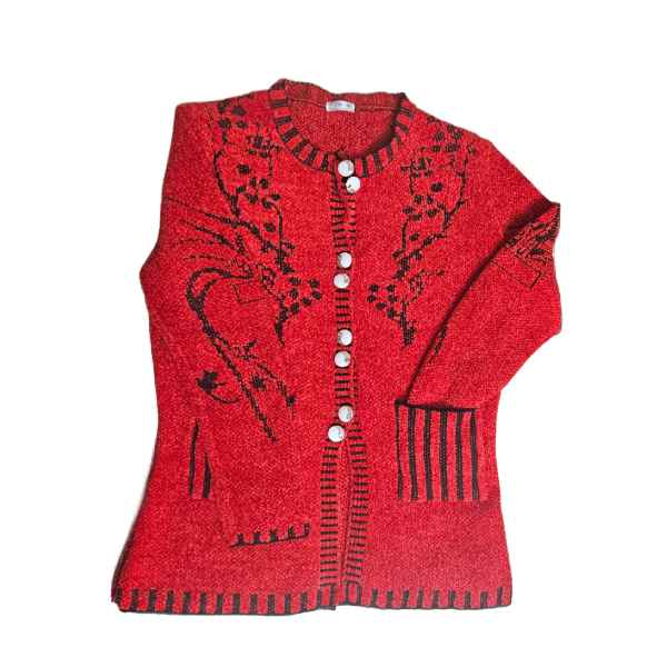 Full Sleeve Ladies Stitched Woolen Cardigan