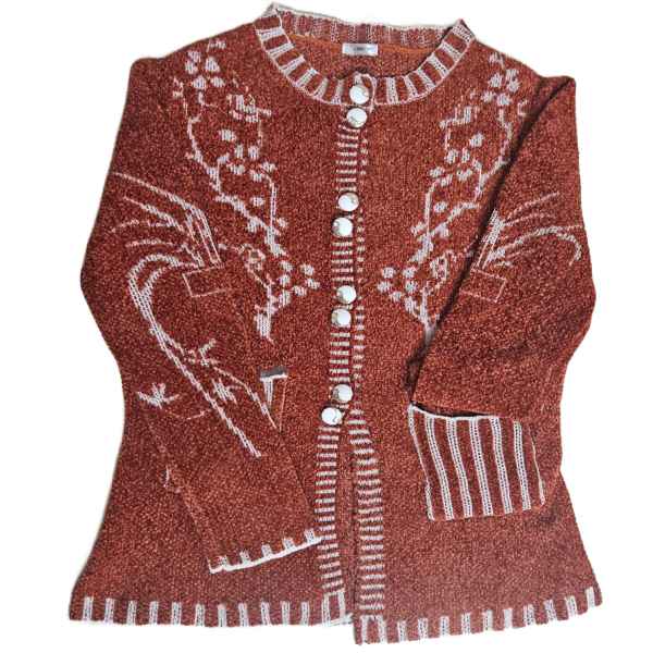 Full Sleeve Ladies Stitched Woolen Cardigan