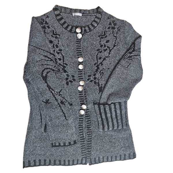 Full Sleeve Ladies Stitched Woolen Cardigan