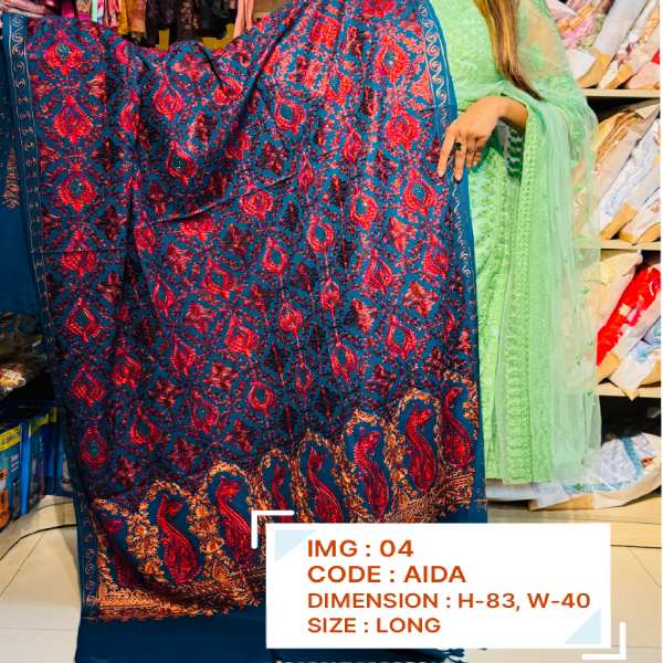 Kashmiri Pashmina (Aida) Organic cotton shawl