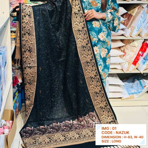 Kashmiri Pashmina (Nazuk) Organic cotton shawl