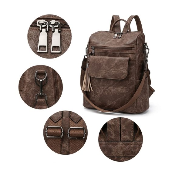 Urban Chir Womens Anti-Theft Backpack