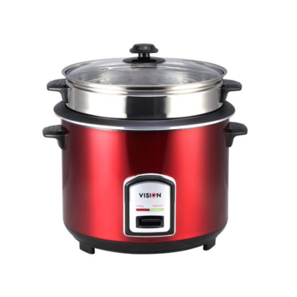VISION Rice Cooker 1.8 L REL-40-06 SS Red (Double Pot)
