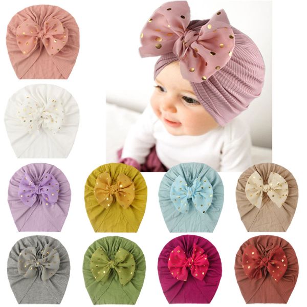 Polka Dot Turban Cap