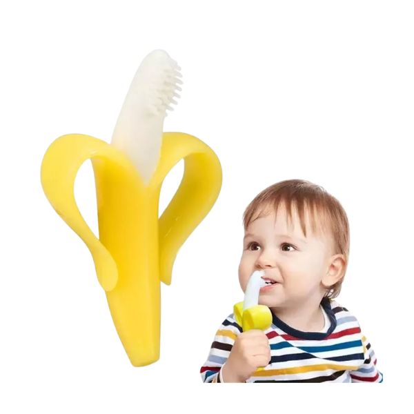 Banana Teether & Training Toothbrush