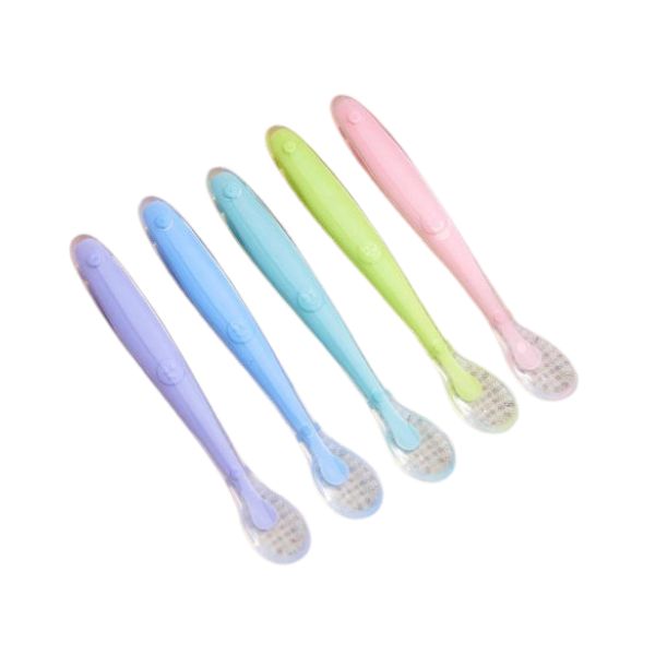 Baby Silicone Feeding Spoon 2-Pcs