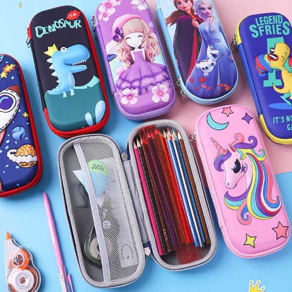Large Capacity 3D Pencil Box