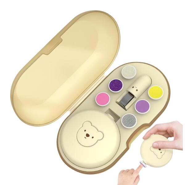 SoftTouch Electric Baby Nail Grooming Kit - Safe & Quiet Nail Trimmer for Kids