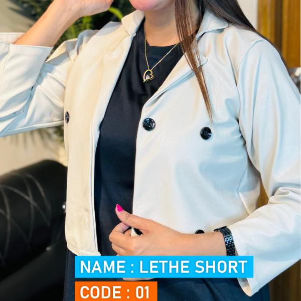 Retro Plaid Fashion Leather Short Coat for Women - Premium Winter Jacket for Ladies