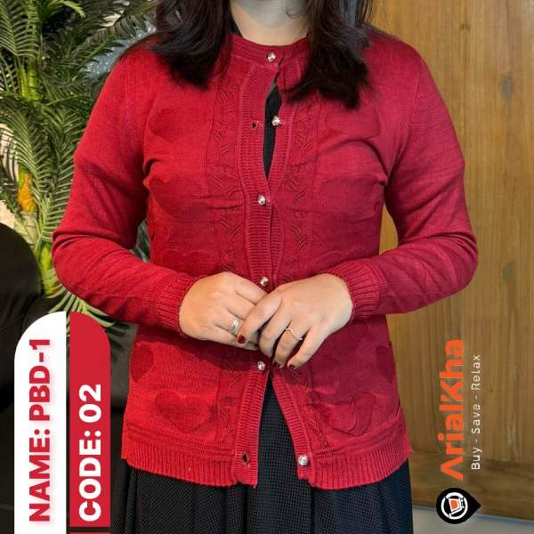 Premium Woolen Round Neck Sweater for Women - Soft & Warm Winter Wear
