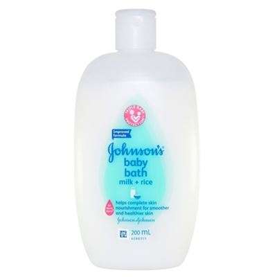 Johnson's Baby Bath Milk + Rice 200ml
