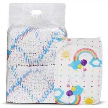 Rainbow 50 Pcs Medium Diaper