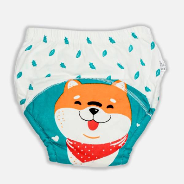 Washable Reusable Cloth Diaper Pant for Baby (Dog)