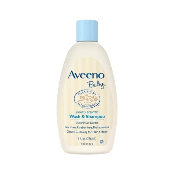 Aveeno Baby Lightly Scented Wash & Shampoo 236ml