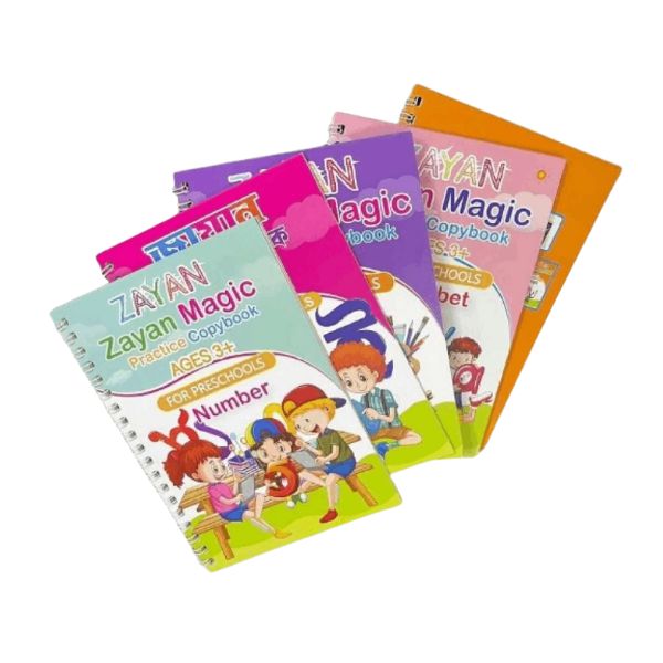Magic Book Package 2 = 5 books (Bangla, English, Math Drawing and Arabic)