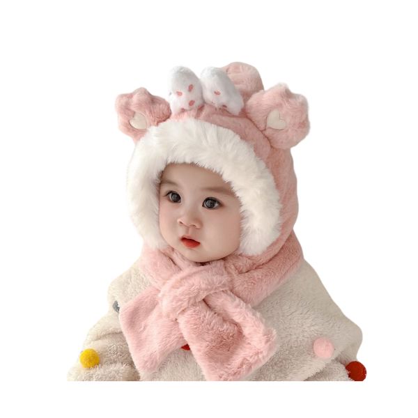 Winter hats and scarf plush warm