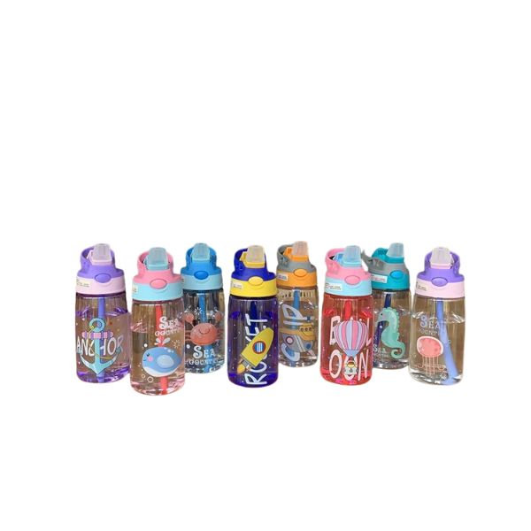 Large,Portable Straw Water Bottle