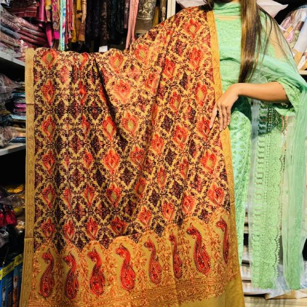 Kashmiri Pashmina (Aida) Organic cotton shawl