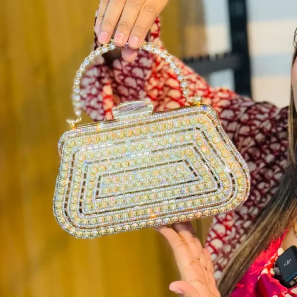 Crystal Clutch Bag For Barbies/Womens