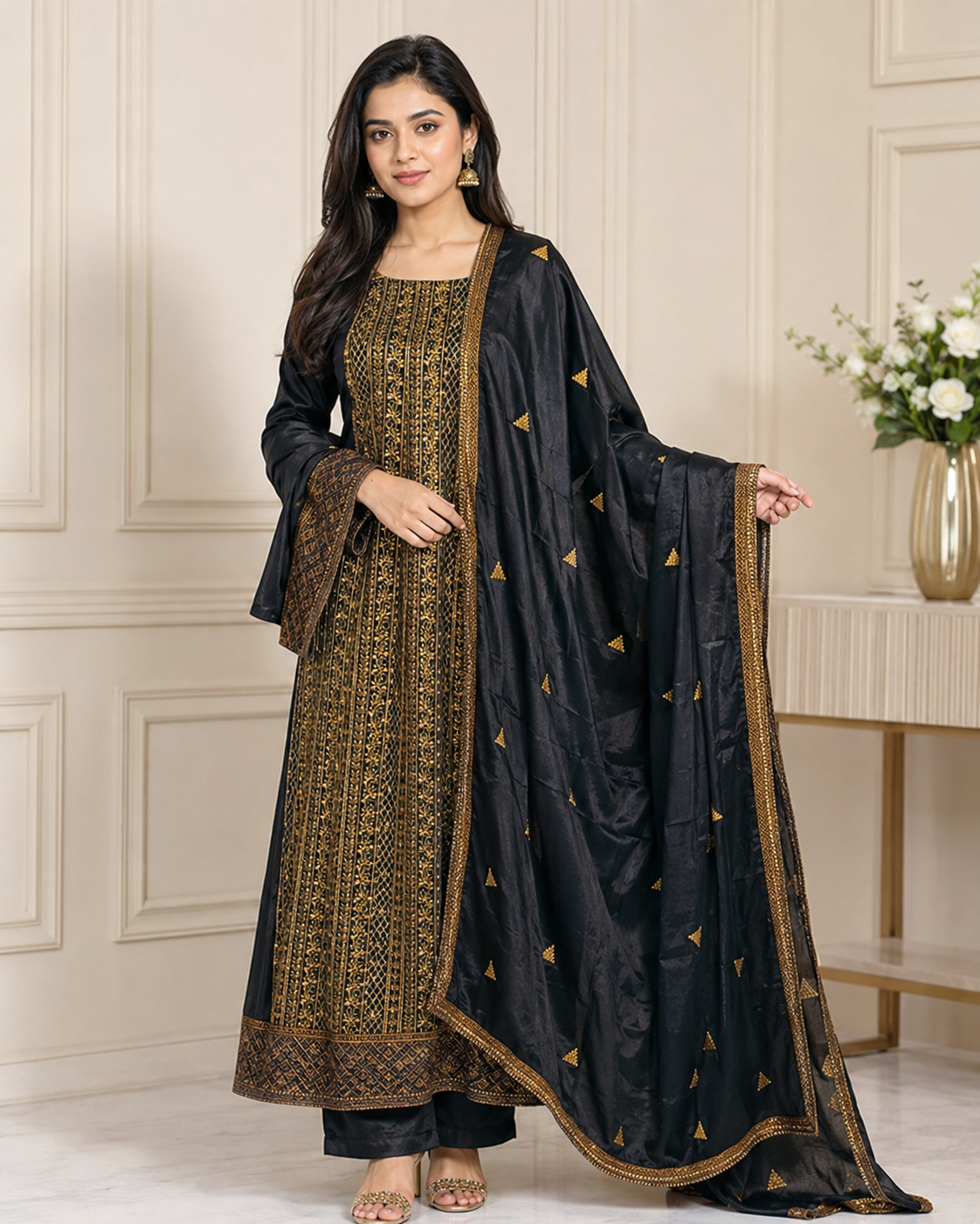 Alina Embroidered Premium Three Piece(95)-