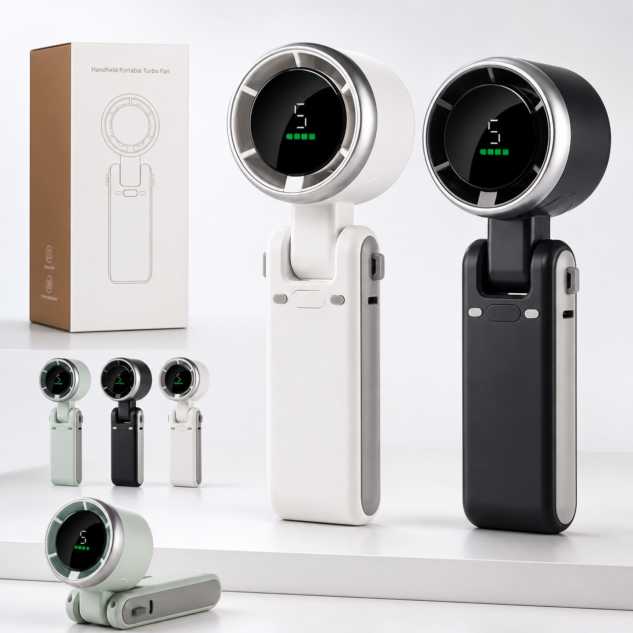 Portable Handheld Turbo Fan-3600mah