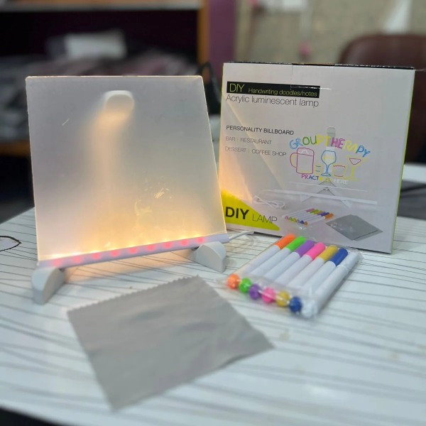 DIY Acrylic Luminescent LED Drawing Lamp